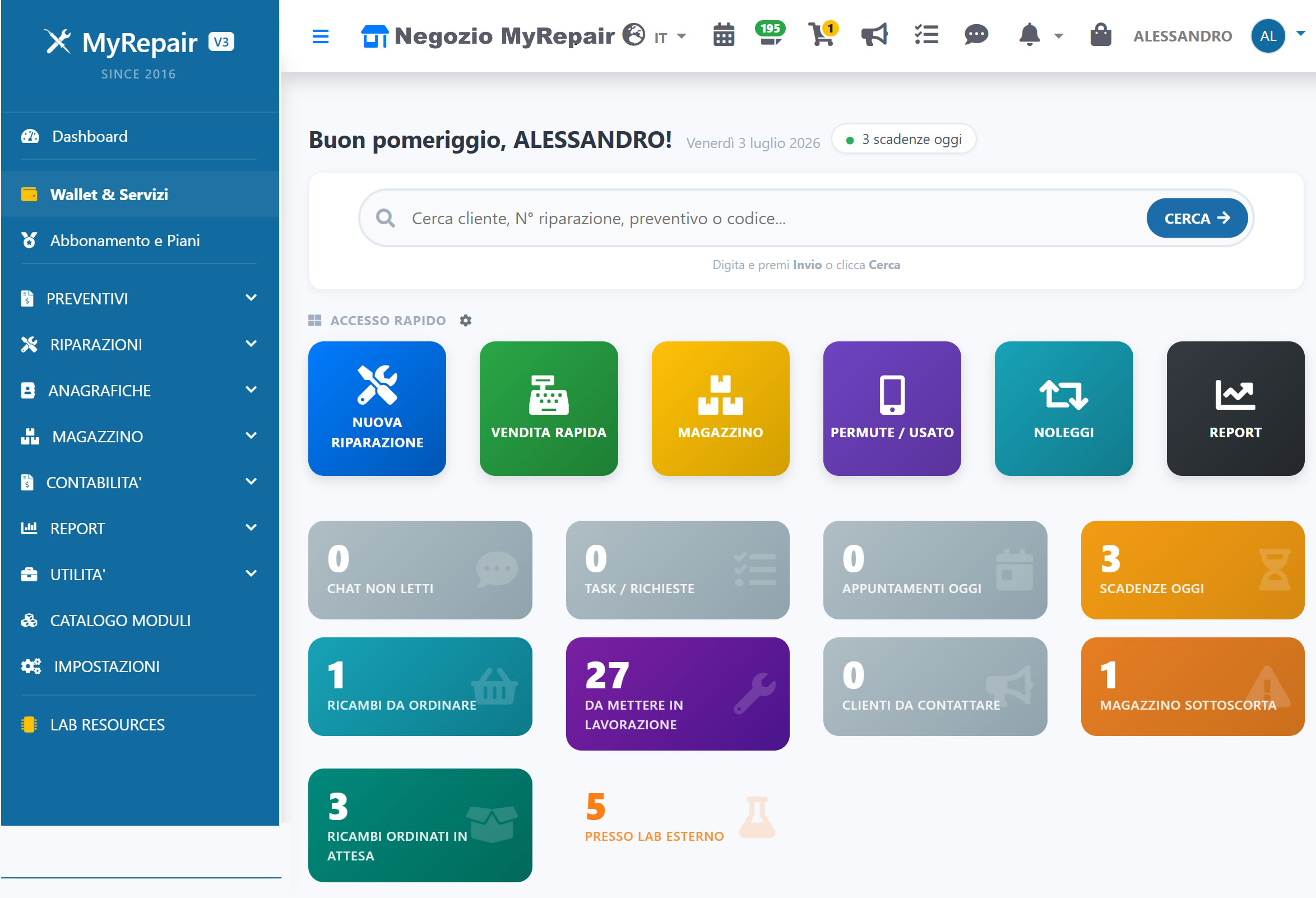 MyRepair Dashboard